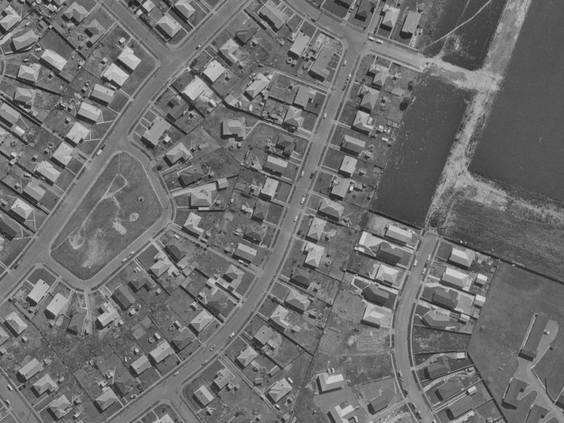 27 Corhampton Street from the air, 1970-1974
