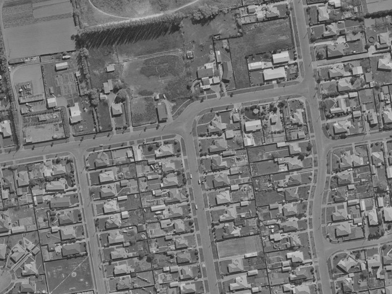 30 Ferner Street from the air, 1970-1974