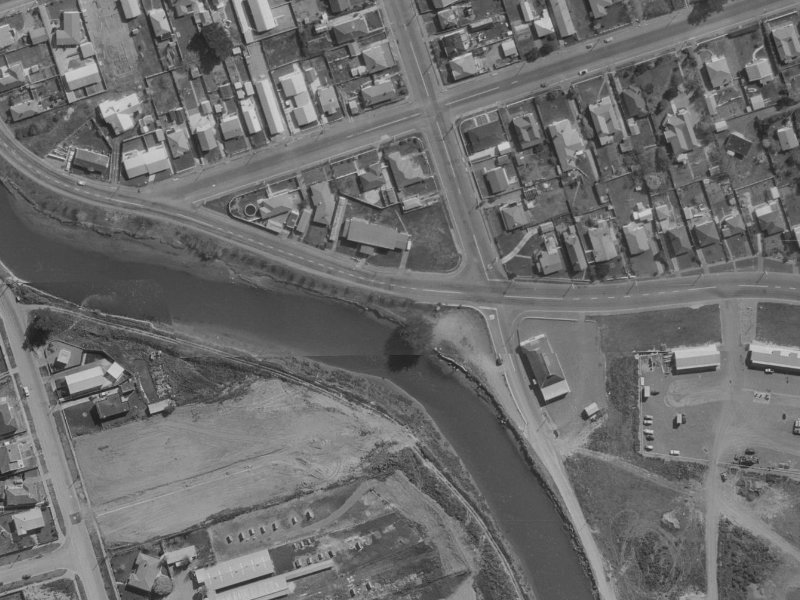 56 Owles Terrace from the air, 1970-1974