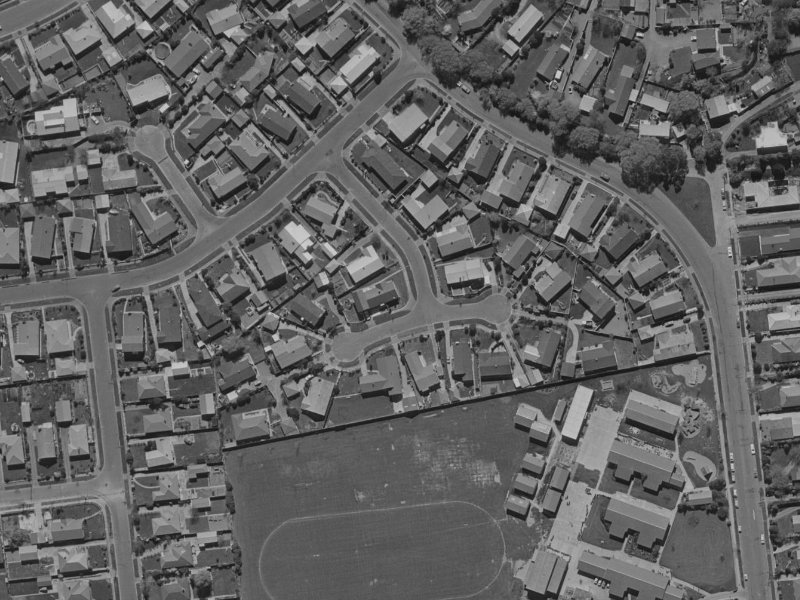 6 Seagrave Place from the air, 1970-1974