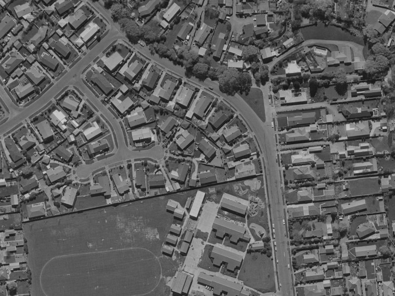 15 Seagrave Place from the air, 1970-1974