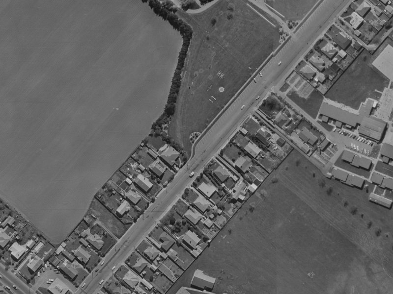 274 Ilam Road from the air, 1970-1974