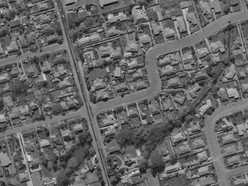 37 Wai-Iti Terrace from the air, 1970-1974