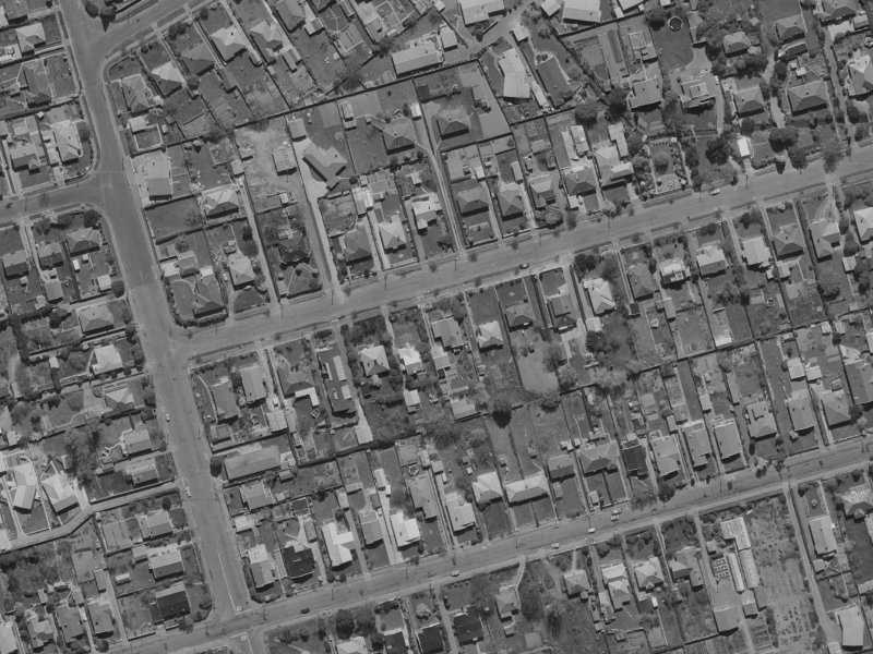 28 Taylors Avenue from the air, 1970-1974
