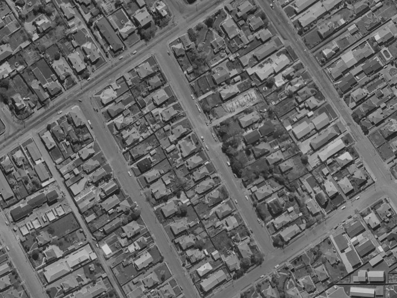25 Albany Street from the air, 1970-1974
