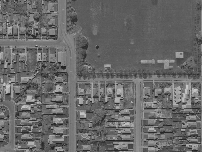 46-36 Edward Avenue from the air, 1970-1974