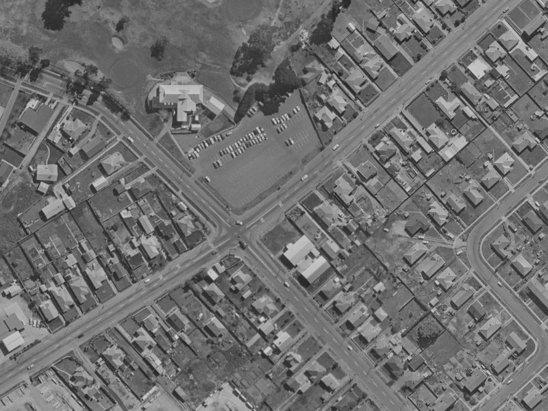 198 Wainoni Road from the air, 1970-1974