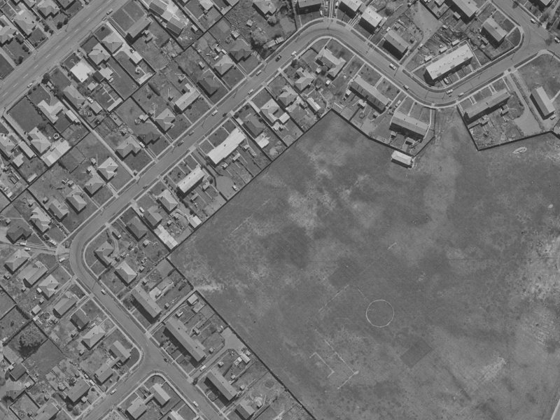 Ben Rarere Avenue from the air, 1970-1974