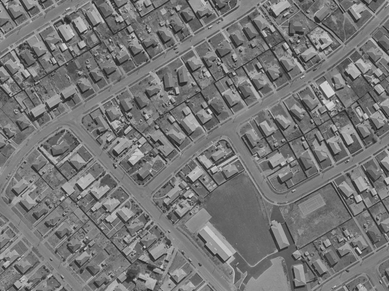9 Yarmouth Street from the air, 1970-1974