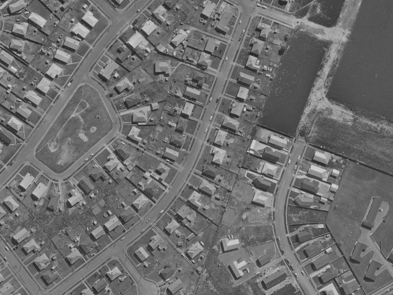 23 Corhampton Street from the air, 1970-1974