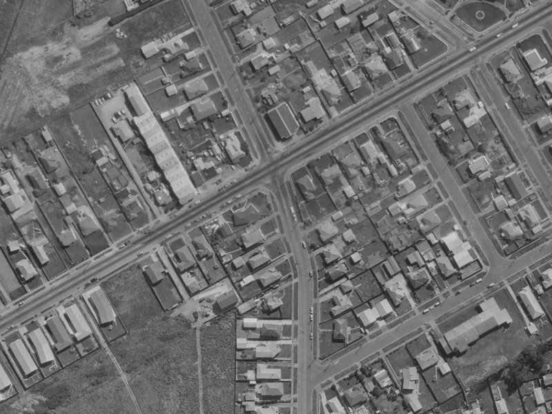 128 Bexley Road from the air, 1970-1974