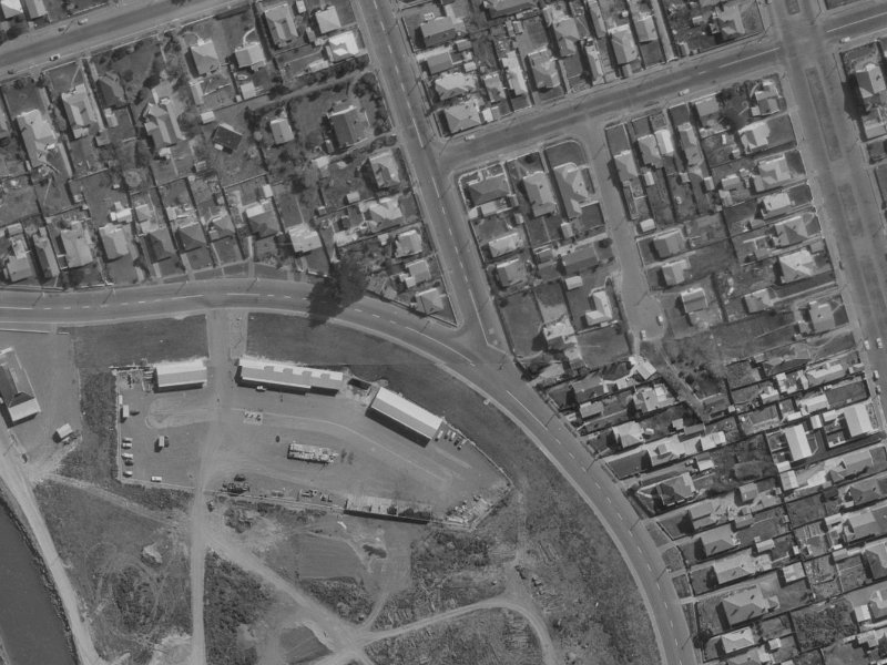 62 Union Street from the air, 1970-1974