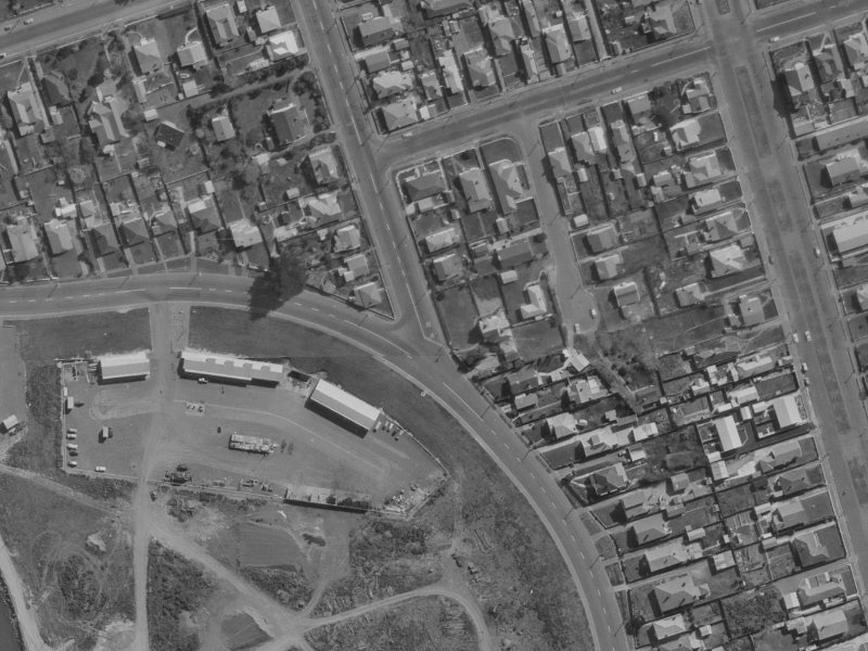 67 Union Street from the air, 1970-1974