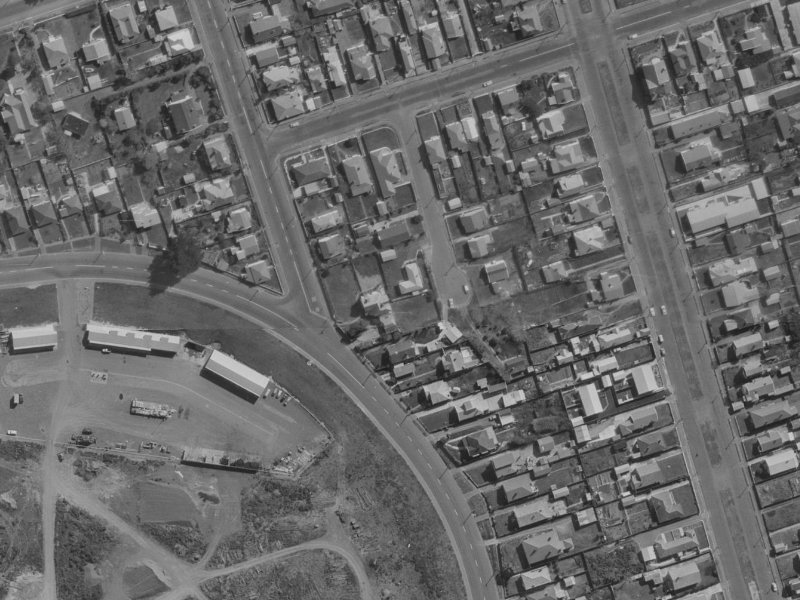 16 Ida Street from the air, 1970-1974