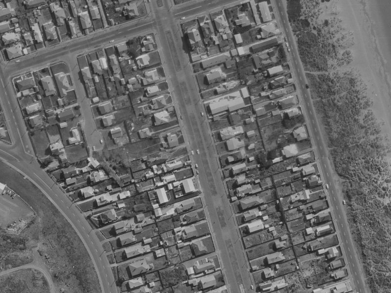 74 Oram Avenue from the air, 1970-1974