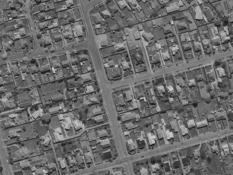 55 Garreg Road from the air, 1970-1974