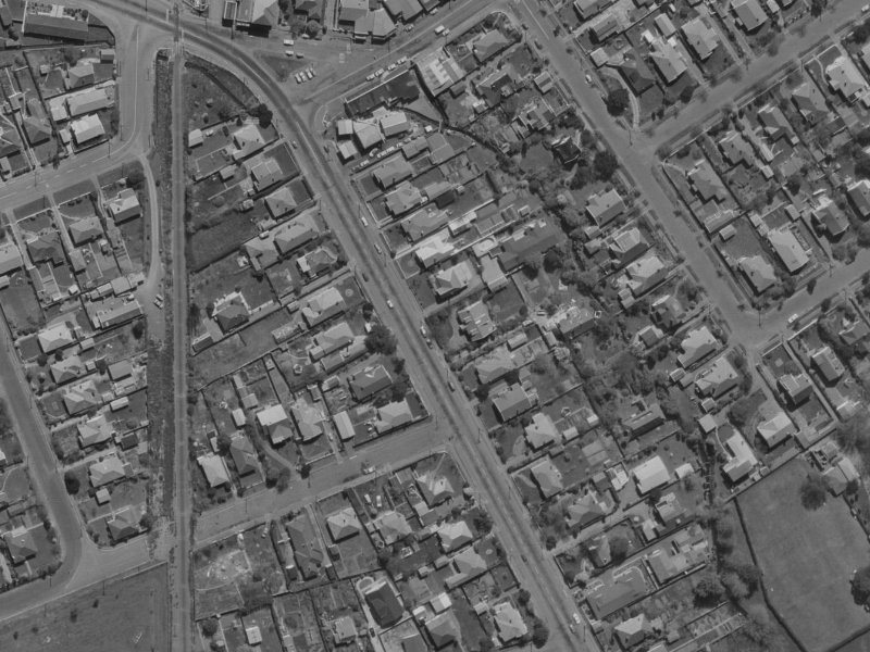 34 Strowan Road from the air, 1970-1974