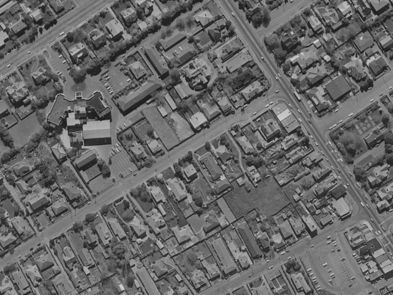 148 Leinster Road from the air, 1970-1974