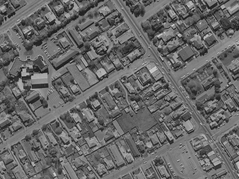 152 Leinster Road from the air, 1970-1974