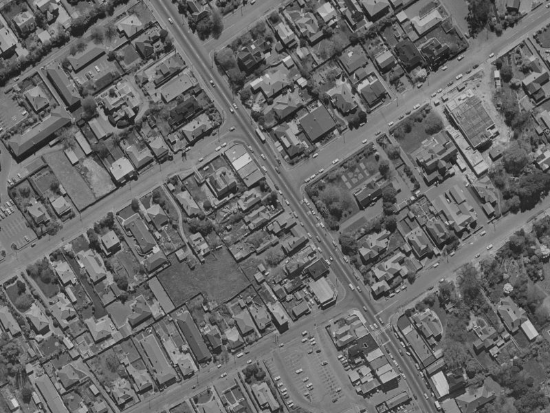 225 Papanui Road from the air, 1970-1974