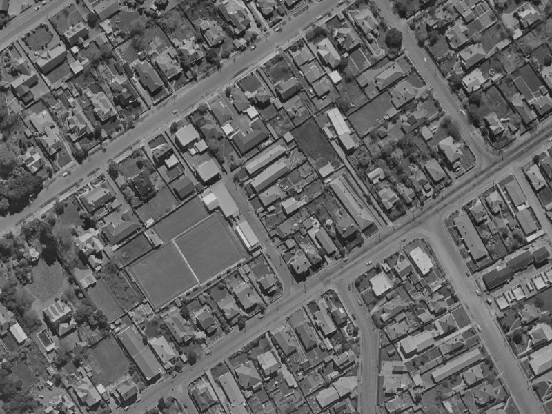 12 Donald Place from the air, 1970-1974