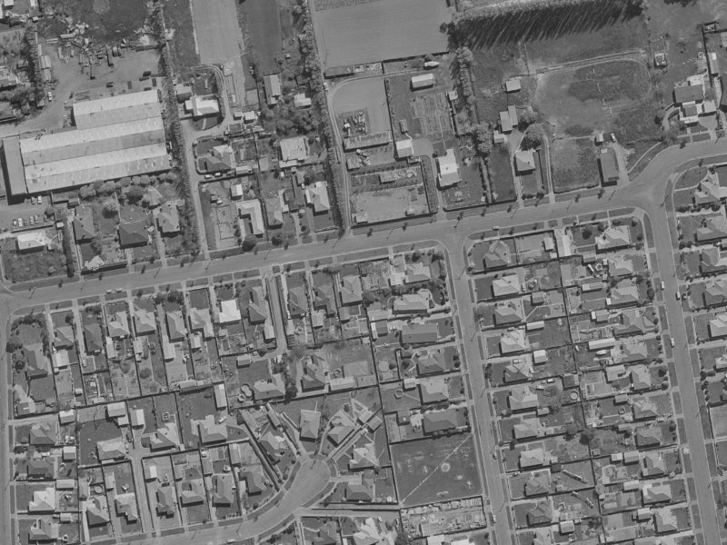 78A Birchfield Avenue from the air, 1970-1974