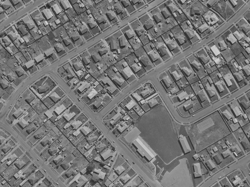 8 Yarmouth Street from the air, 1970-1974