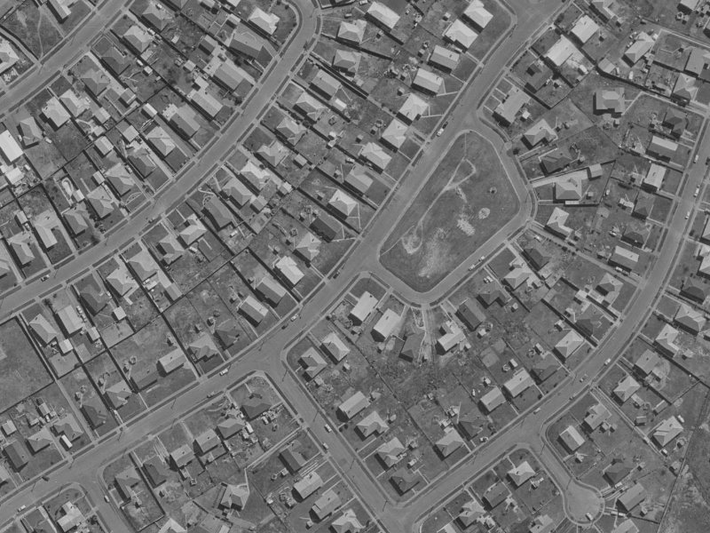 45 Carisbrooke Street from the air, 1970-1974