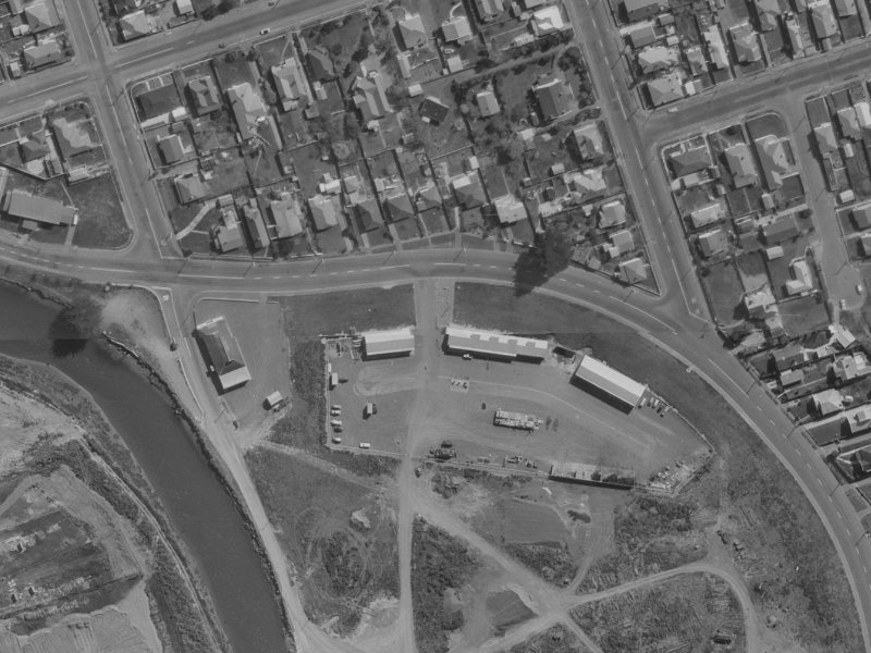 83 Owles Terrace from the air, 1970-1974