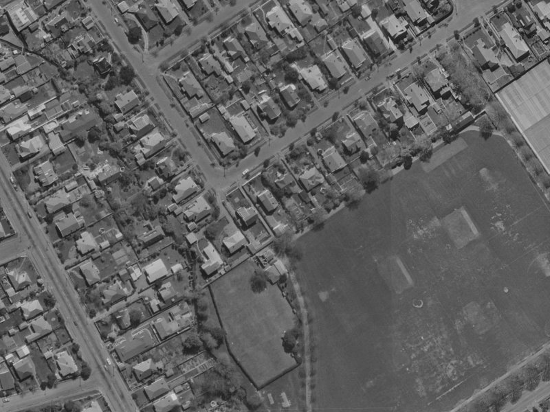 93 St Andrews Sq from the air, 1970-1974