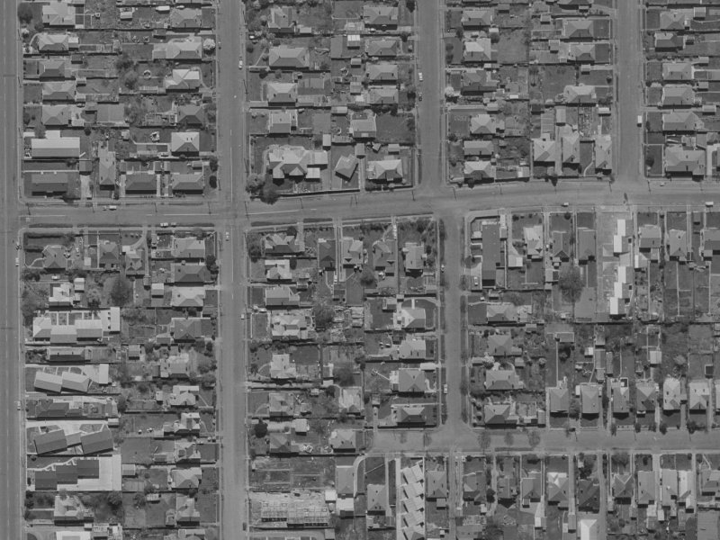 198 Geraldine Street from the air, 1970-1974