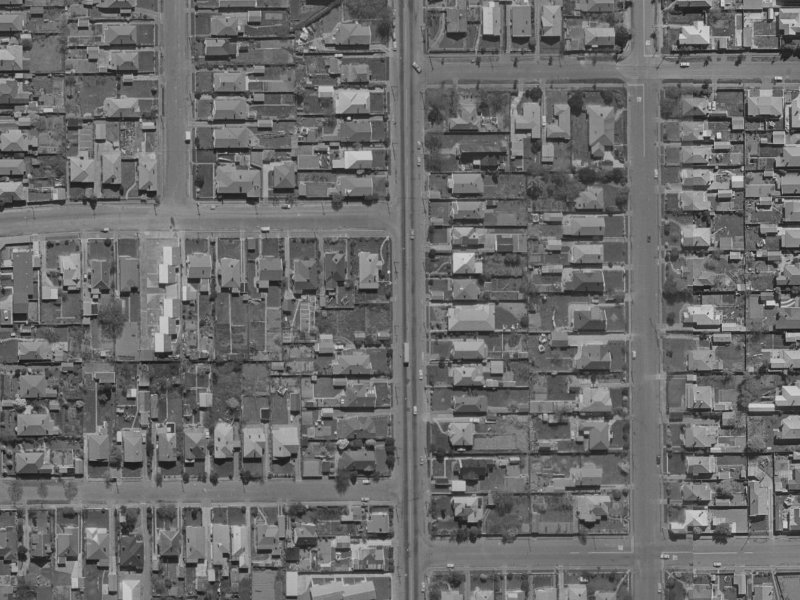 141 Hills Road from the air, 1970-1974