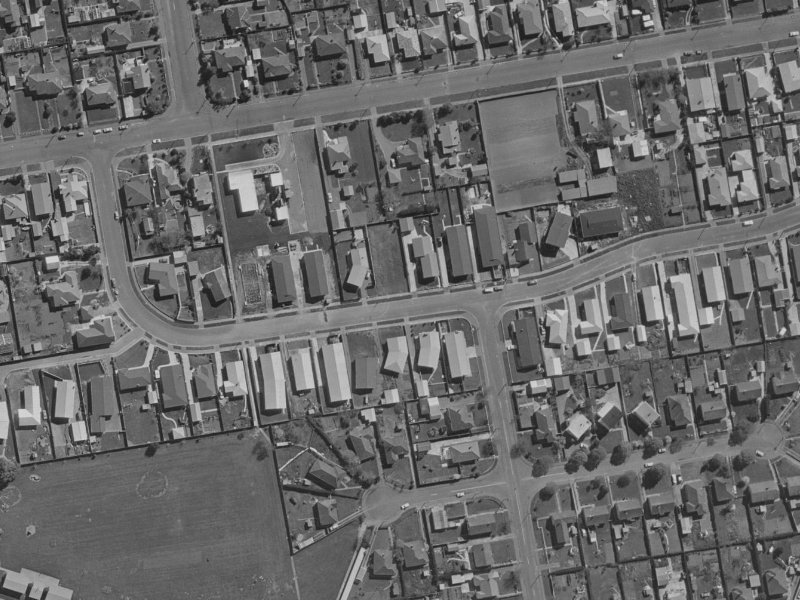 Strathfield Avenue from the air, 1970-1974