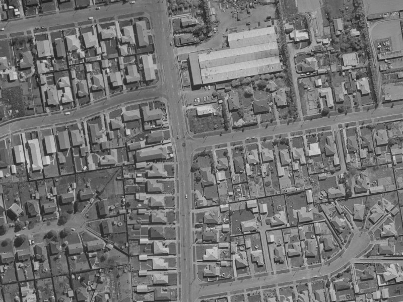 168 Gayhurst Road from the air, 1970-1974