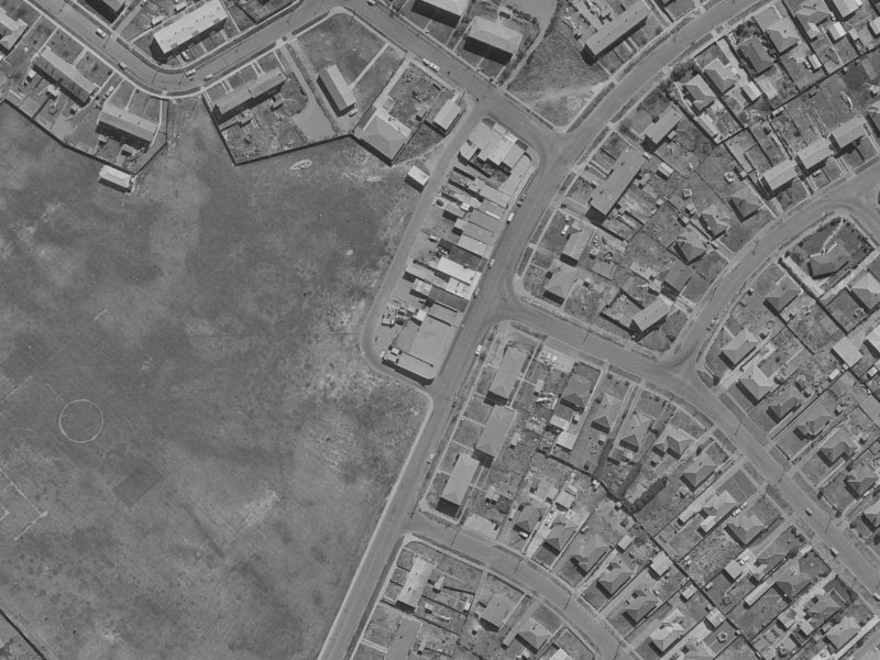 43 Hampshire Street from the air, 1970-1974
