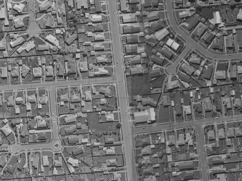 246A Avonhead Road from the air, 1970-1974