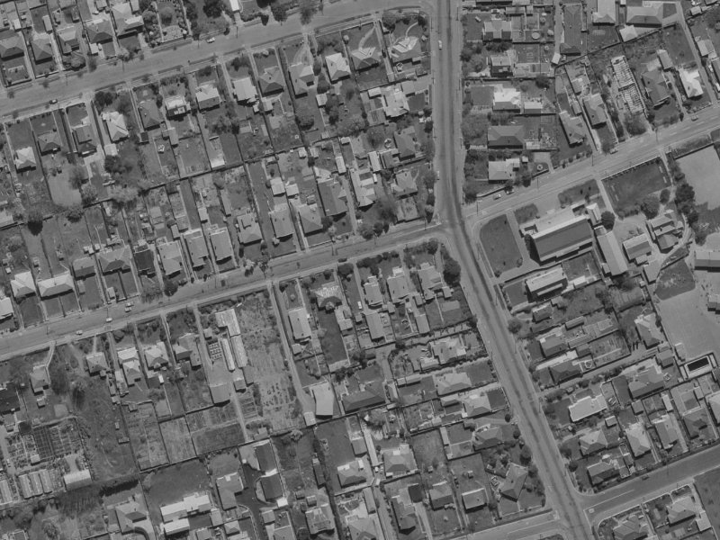 92 Jeffreys Road from the air, 1970-1974