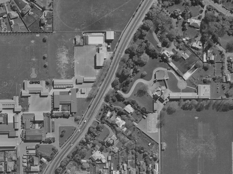 118 North Parade from the air, 1970-1974