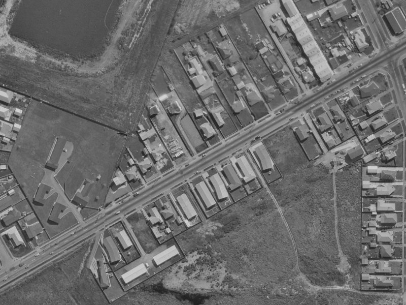 551A Pages Road from the air, 1970-1974