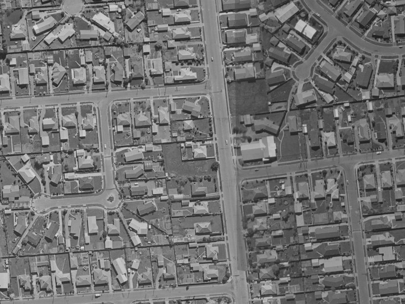 257 Avonhead Road from the air, 1970-1974