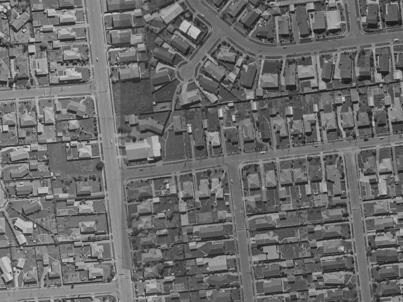 4 Coniston Avenue from the air, 1970-1974