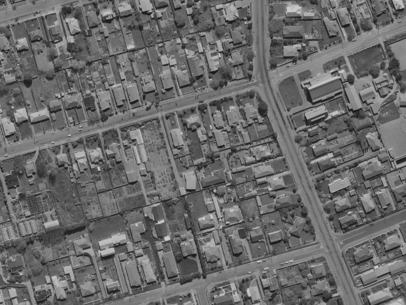 90 Jeffreys Road from the air, 1970-1974