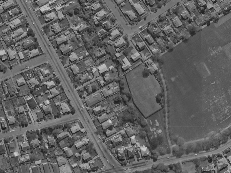 20 Strowan Road from the air, 1970-1974