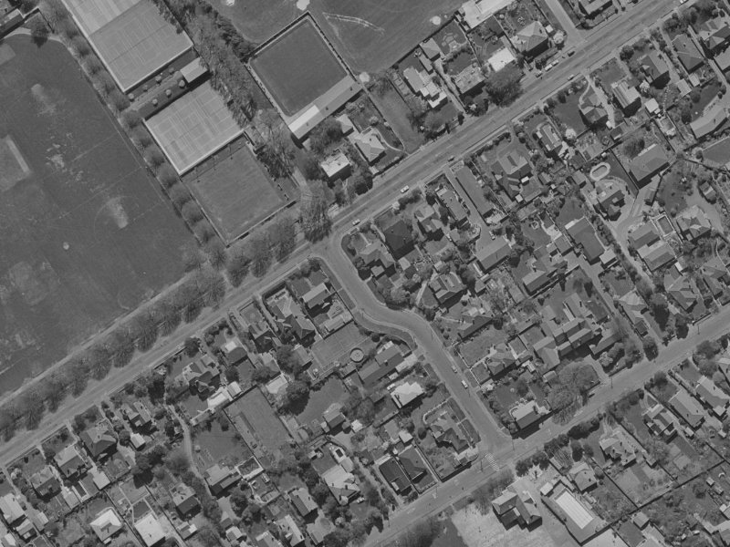 80 Heaton Street from the air, 1970-1974