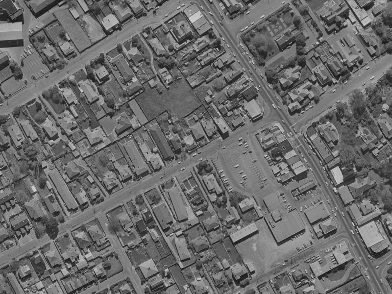 137 Aikmans Road from the air, 1970-1974