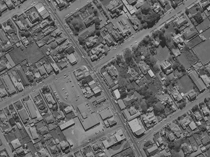200 Papanui Road from the air, 1970-1974