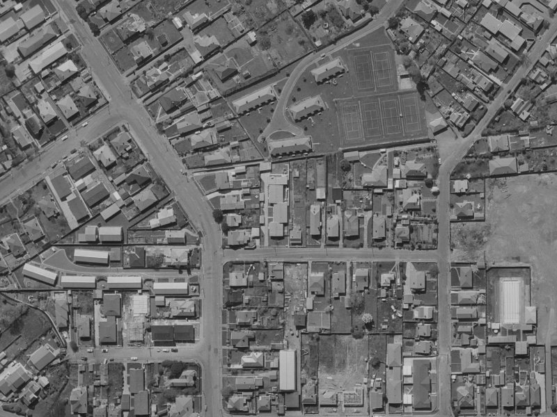 7 Radnor Street from the air, 1970-1974