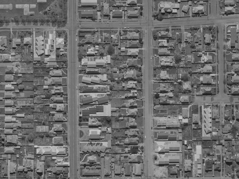 183A Geraldine Street from the air, 1970-1974