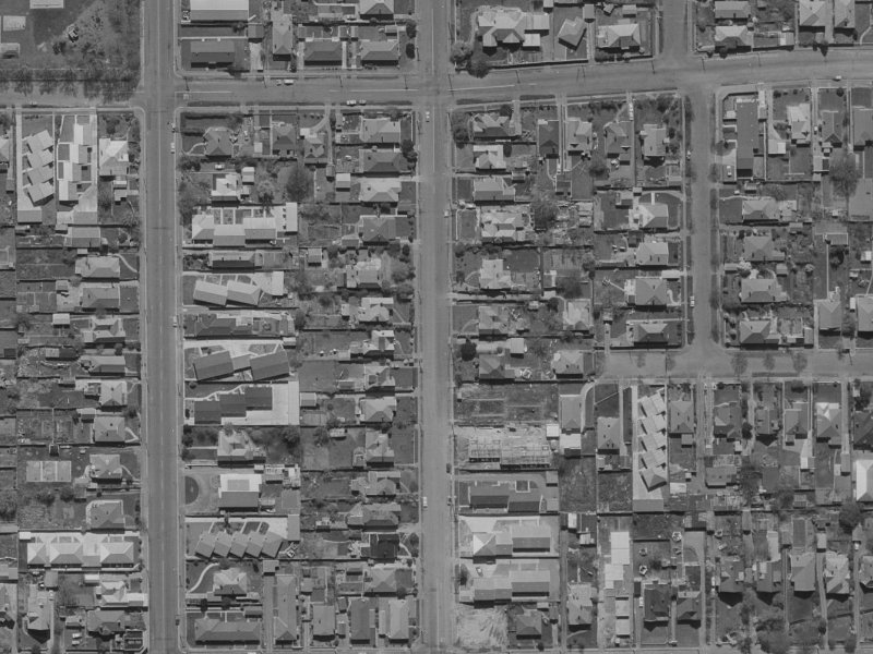 184 Geraldine Street from the air, 1970-1974