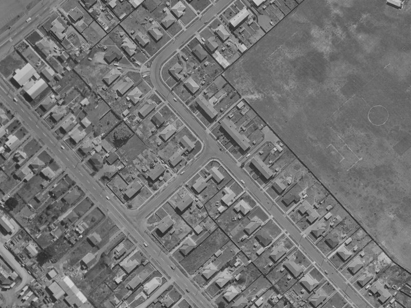 101-103 Aldershot Street from the air, 1970-1974
